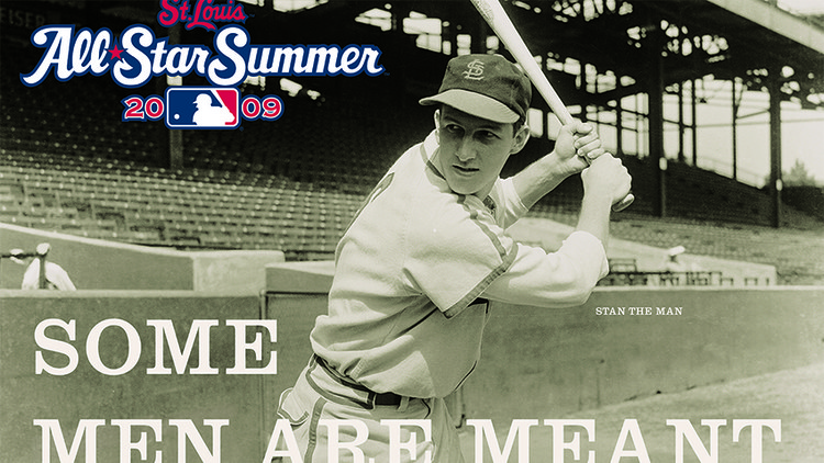 Branded event graphics for the 2009 MLB All-Star Game in St. Louis